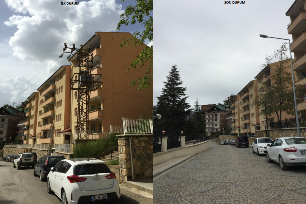 Elektrik hatları yer altına alınıyor 2