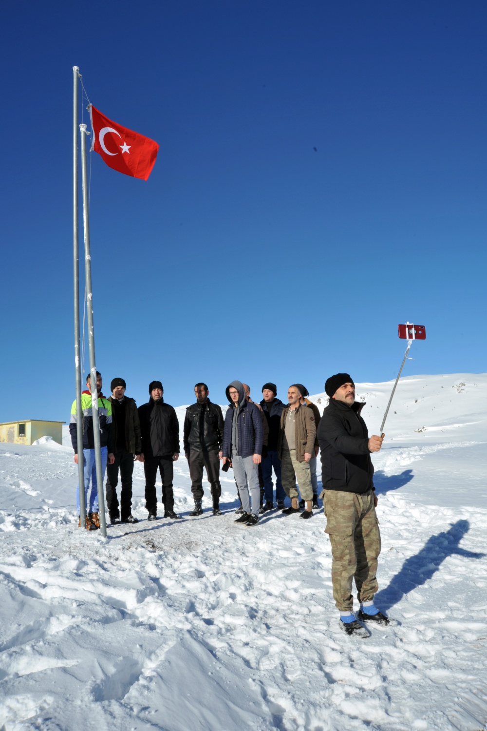 Minarli yaylasında bayrak değişimi yapıldı 6