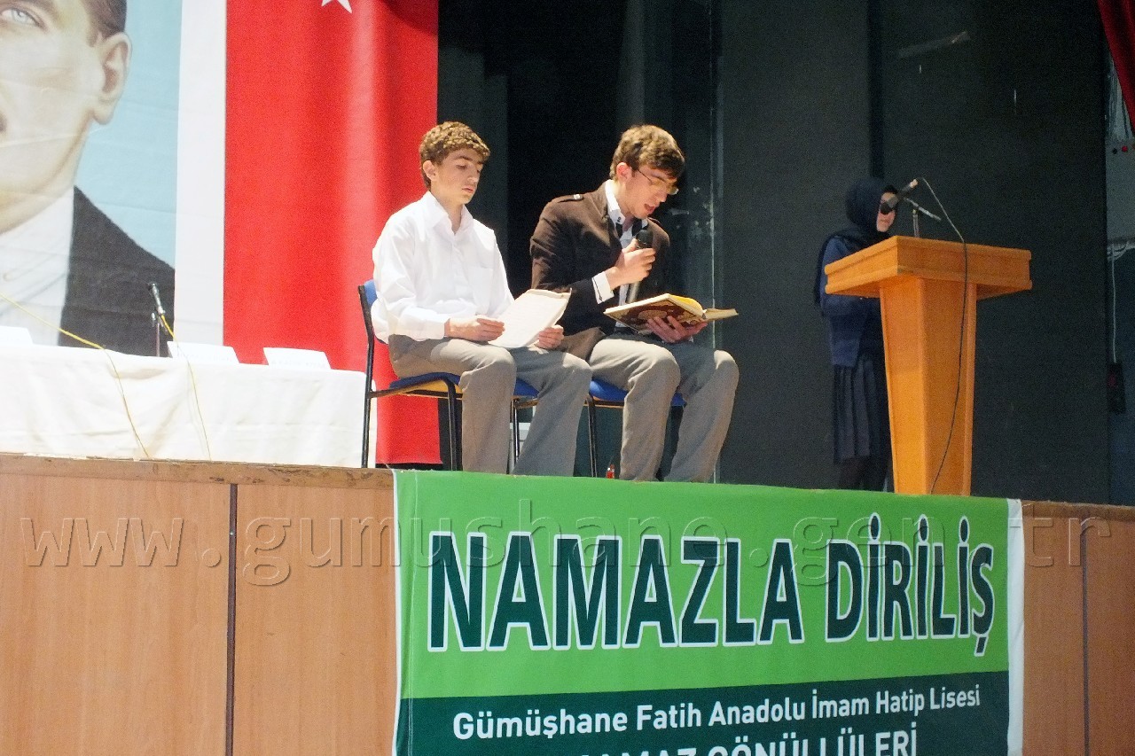 Gümüşhane'de Namazla Diriliş Programı Düzenlendi 1