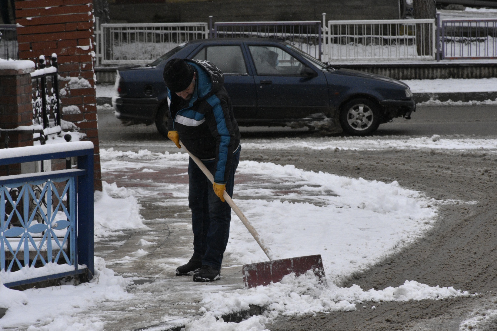 Gümüşhane'de kar yağışı 5