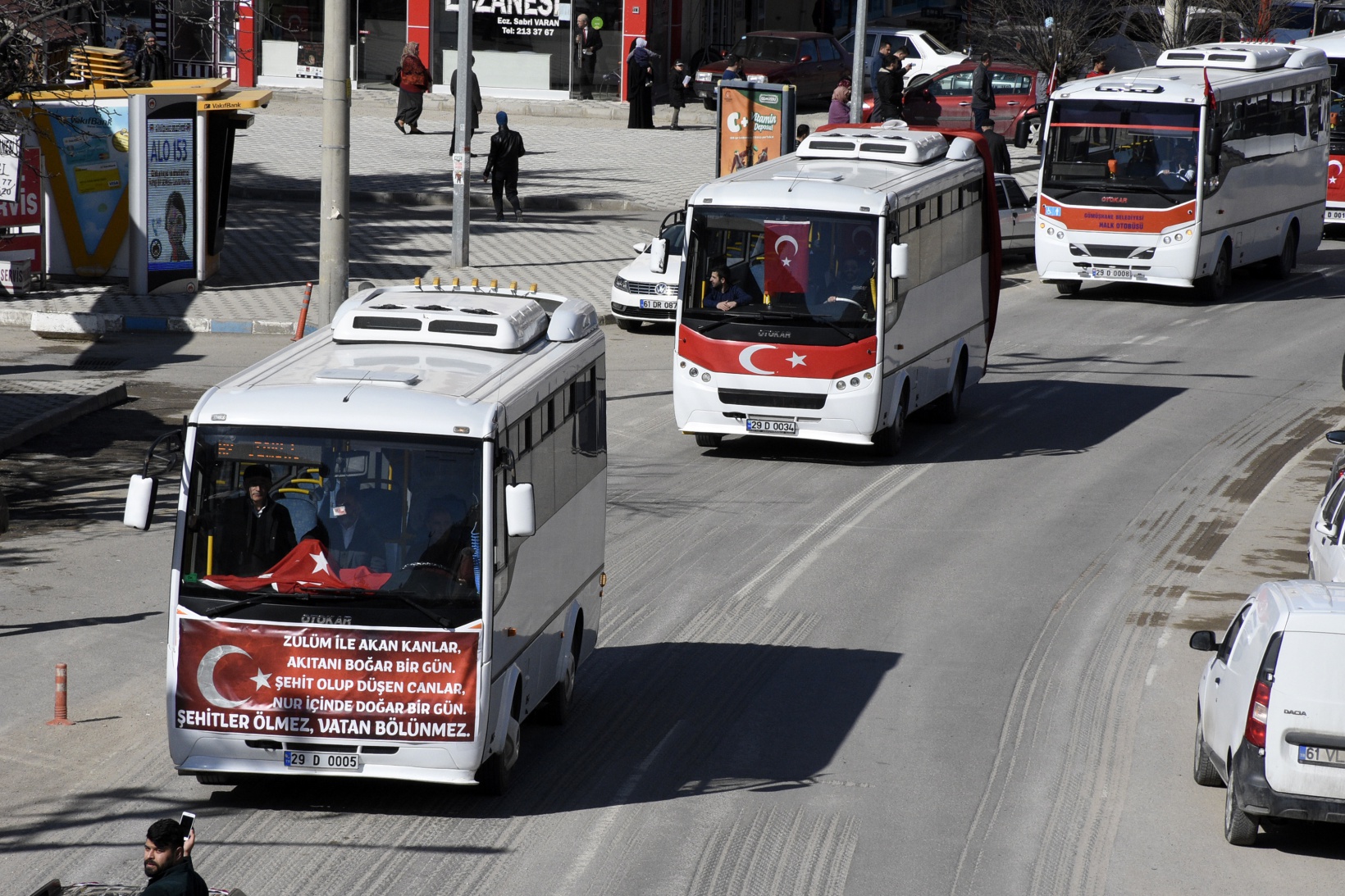 Gümüşhane’de dolmuşçular ‘Bahar Kalkanı’ operasyonuna destek çıktı 7