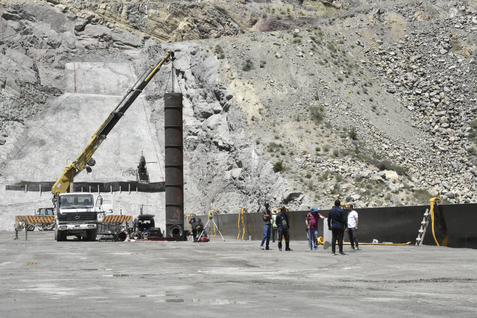 Bahçecik Barajı'nın gövde yüksekliği yüzde 75'e ulaştı 6