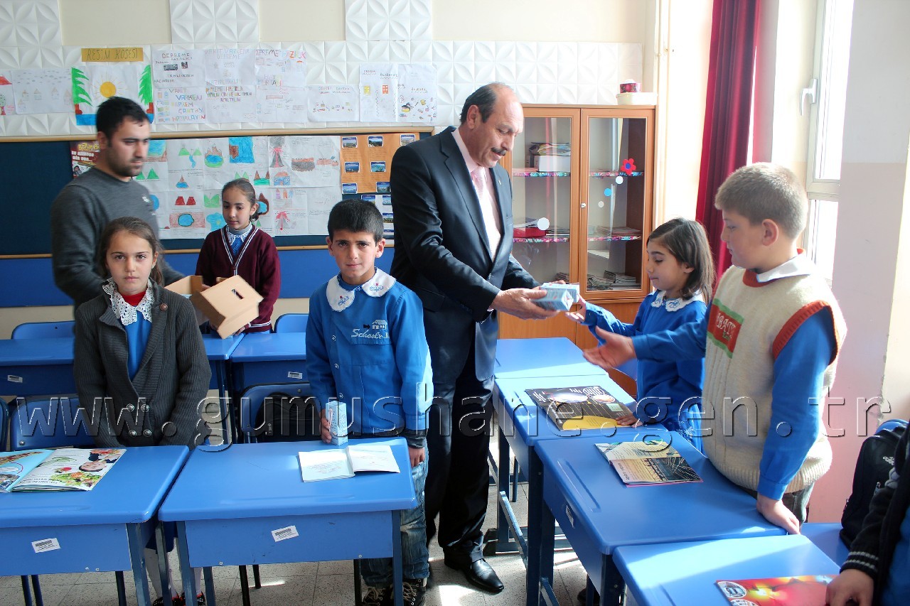 Şiran'da Okul Sütü Dağıtımına Devam Ediliyor 6