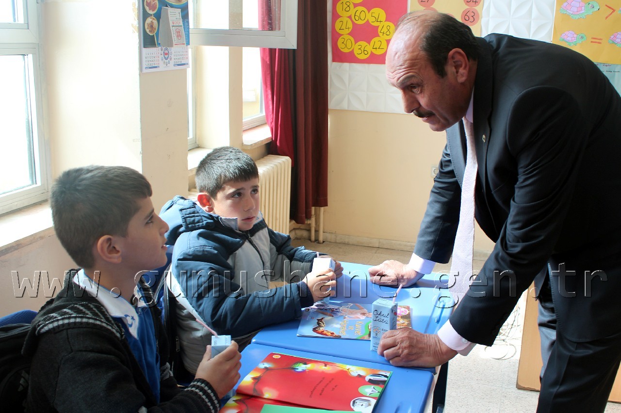 Şiran'da Okul Sütü Dağıtımına Devam Ediliyor 7