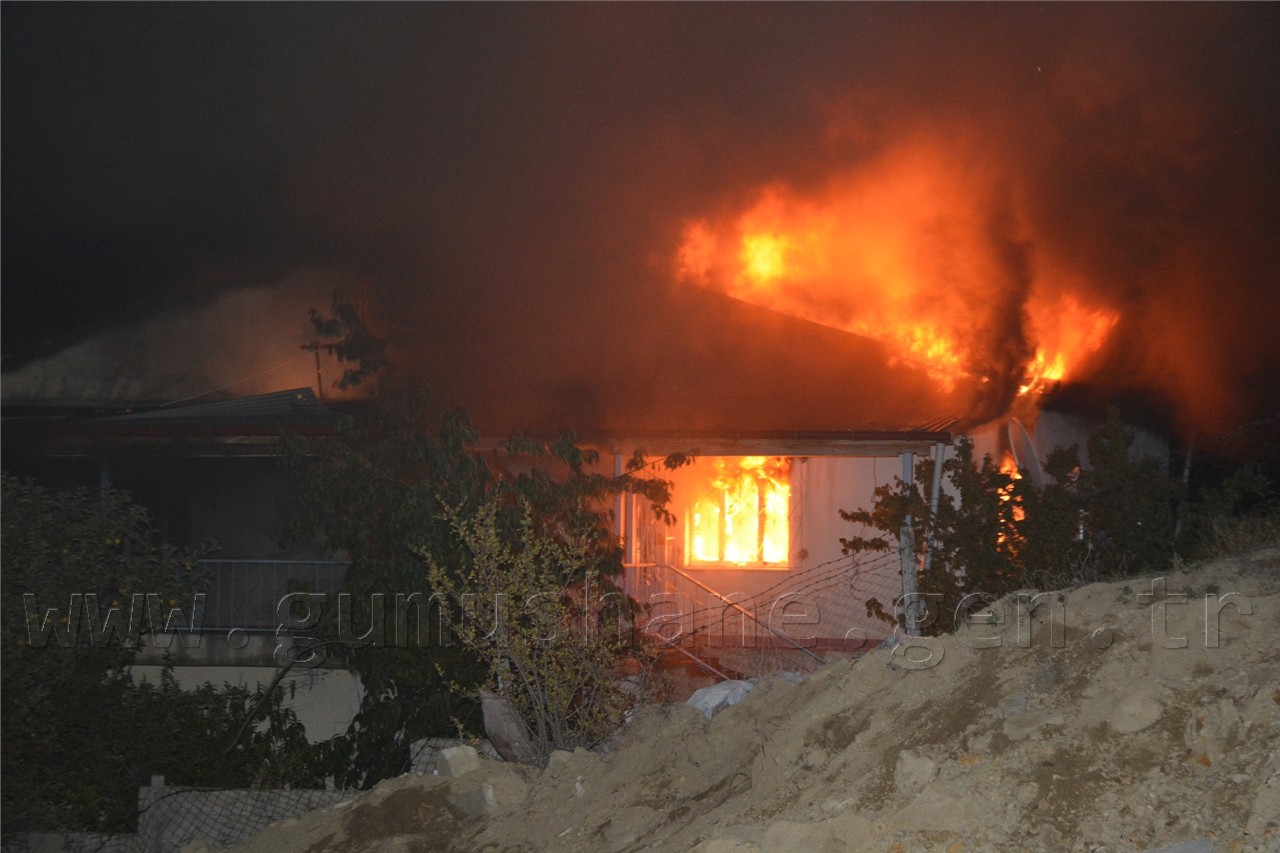 Şiran'da Korkutan Yangın 5