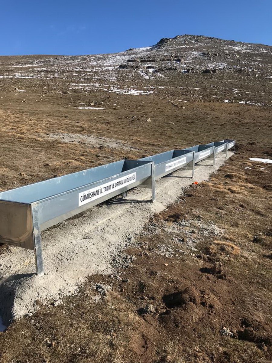 Gümüşhane’de meralar ıslah ediliyor 1