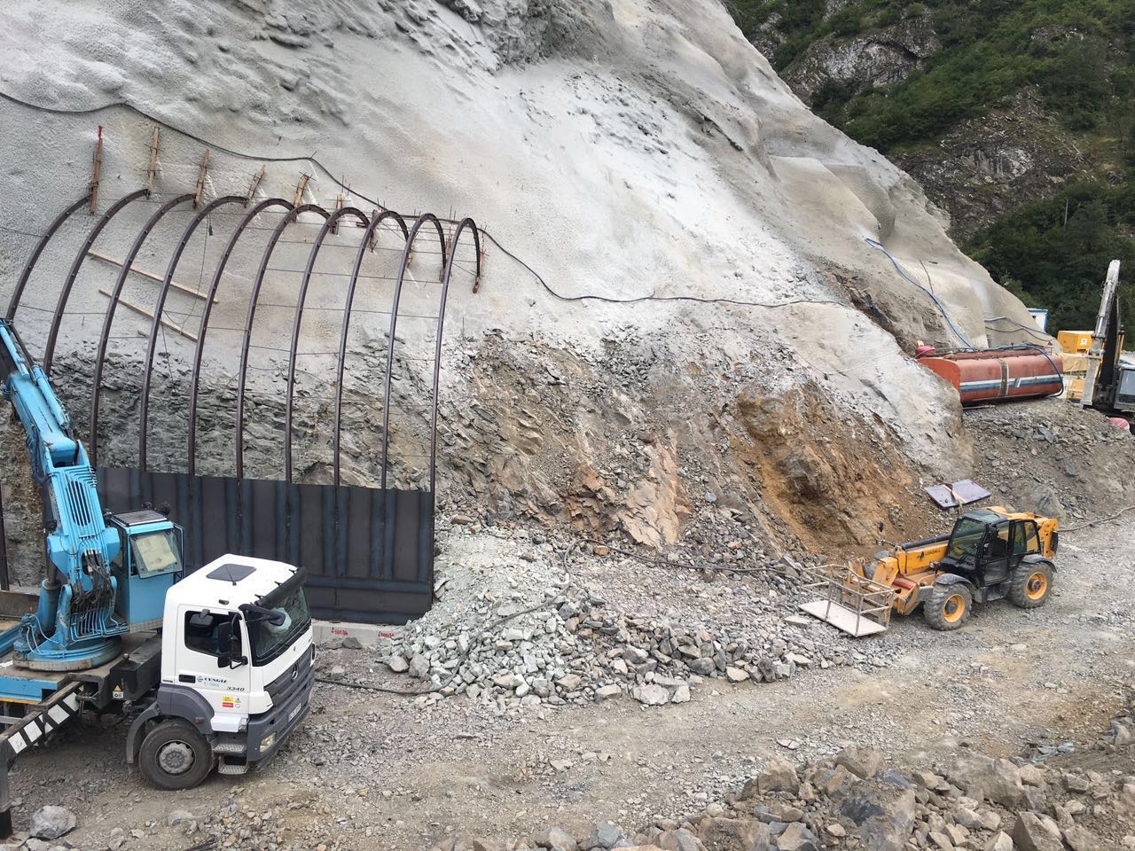 Zigana Tünelinin Trabzon tarafında da çalışmalar başladı 5