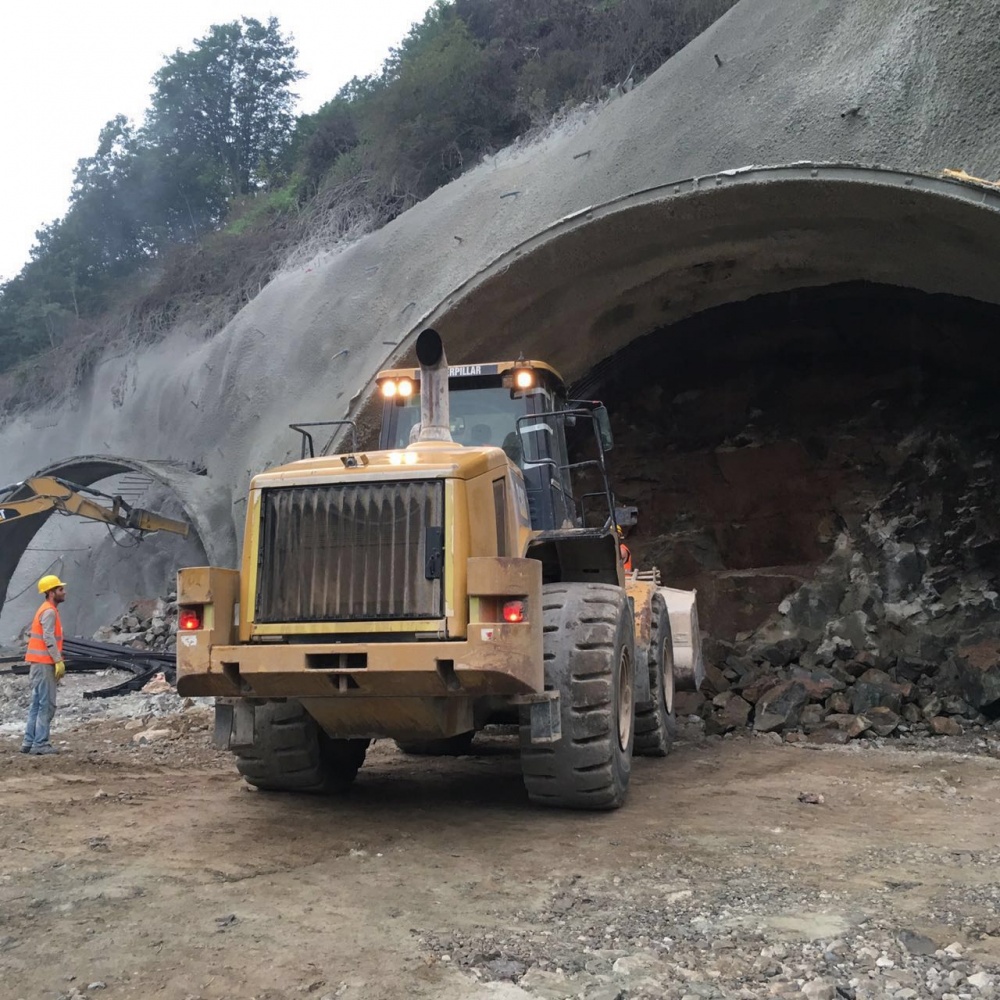 Zigana Tünelinin Trabzon tarafında da çalışmalar başladı 2