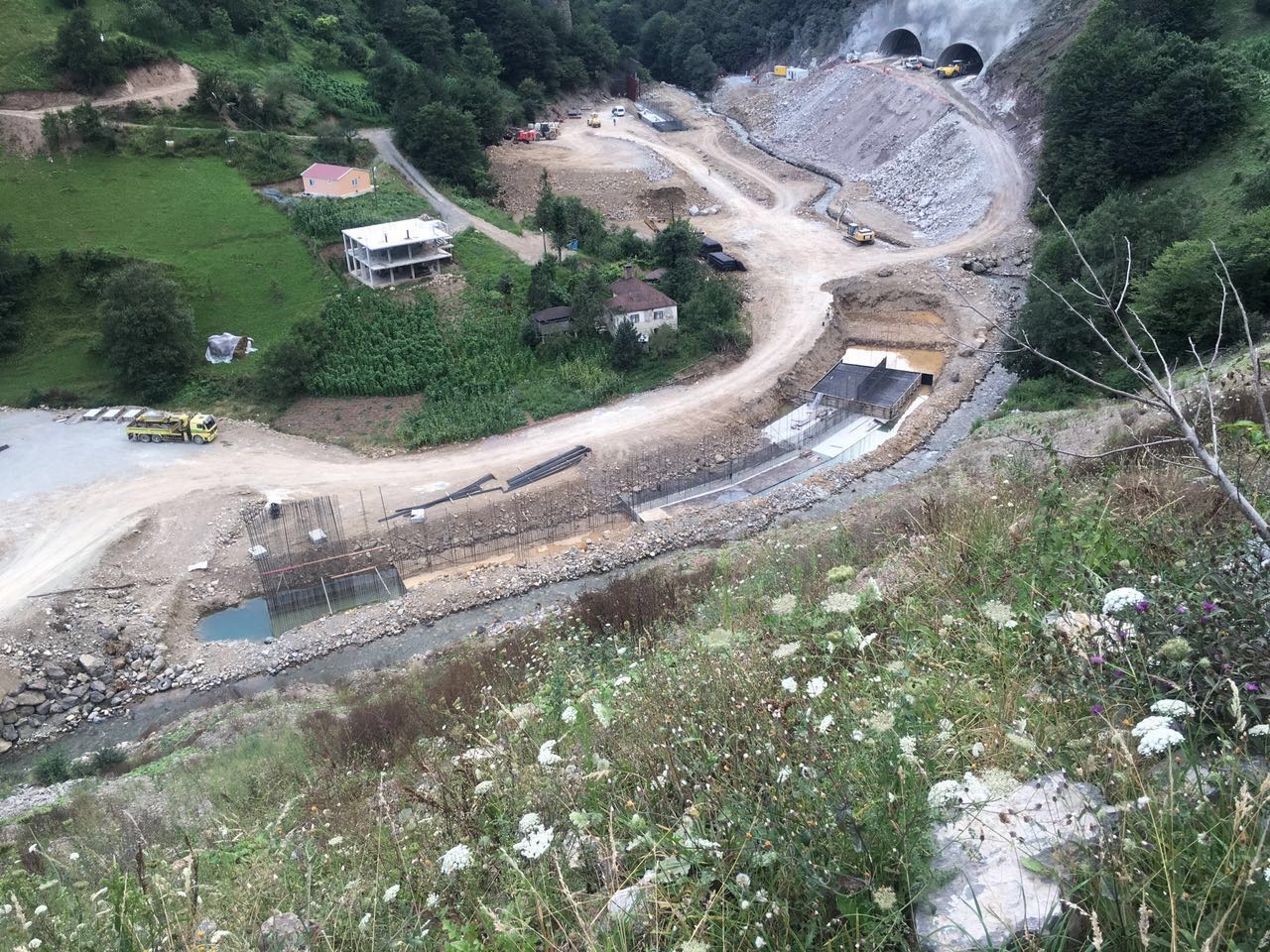 Zigana Tünelinin Trabzon tarafında da çalışmalar başladı 3