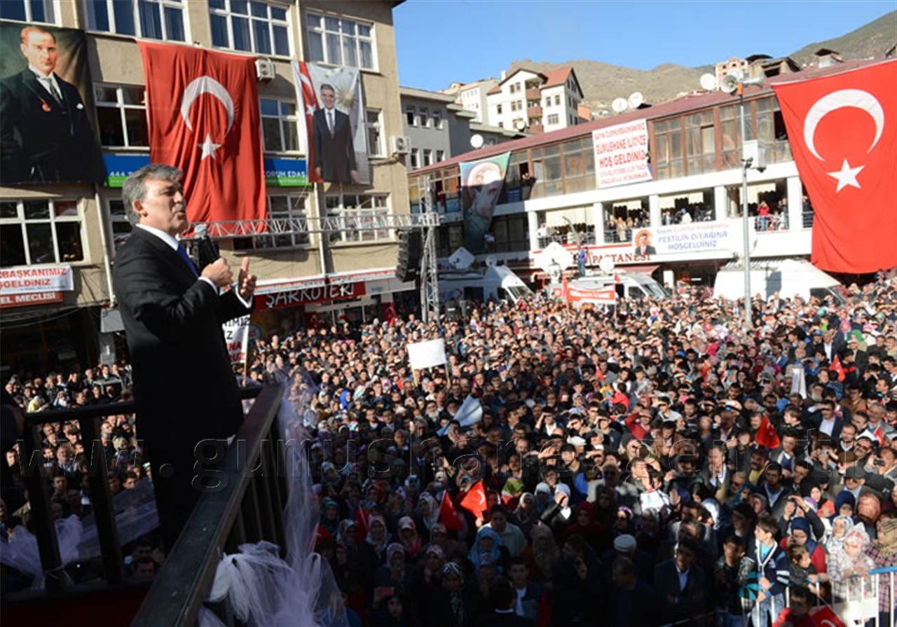 Cumhurbaşkanı Gül, Gümüşhane'de Halka Seslendi 29
