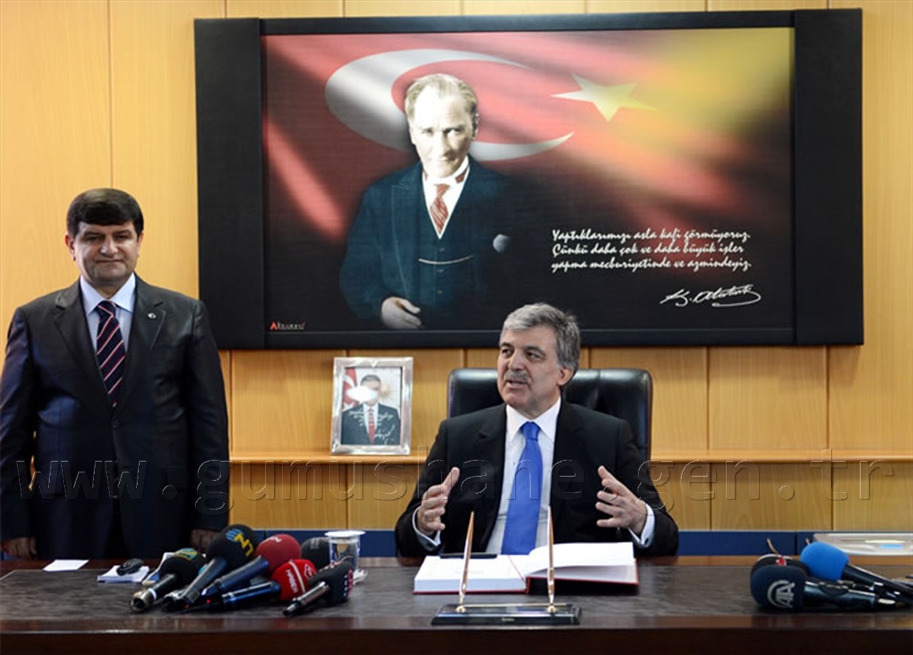 Cumhurbaşkanı Gül, Gümüşhane'de 16