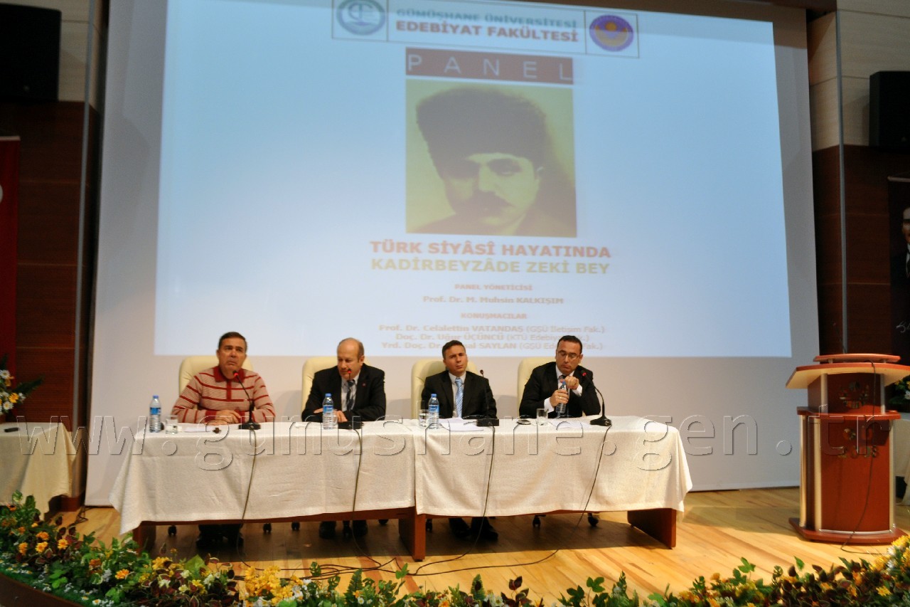 Gümüşhane'de Zeki Kadirbeyoğlu Paneli Düzenlendi 4