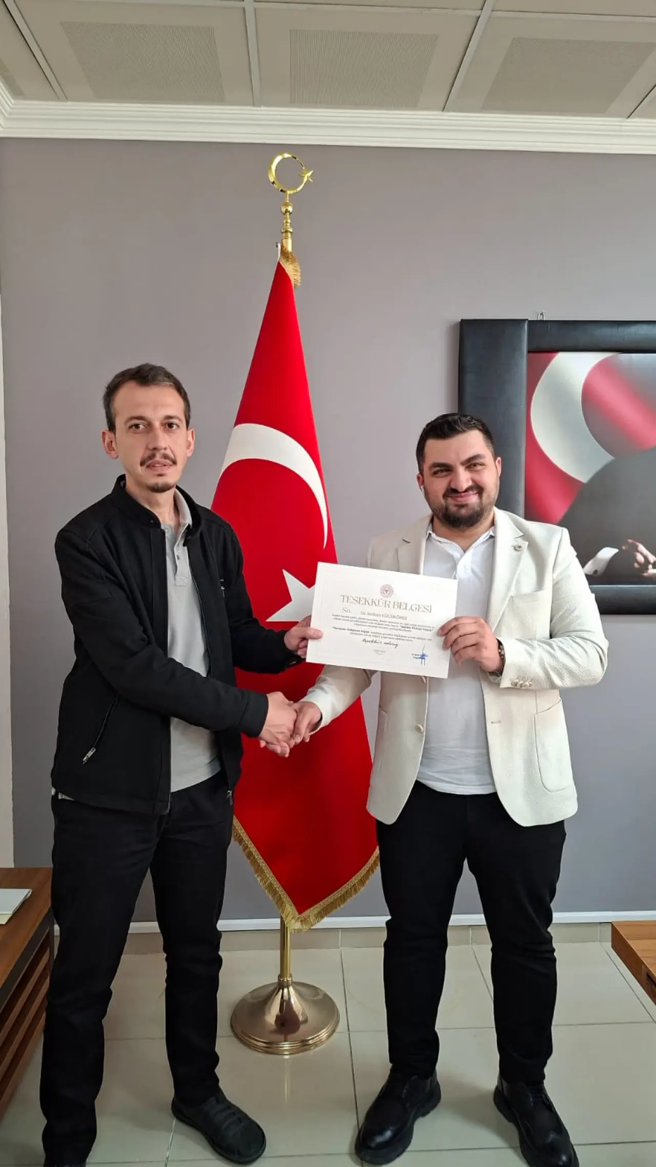 Gümüşhane'de başarılı sağlık çalışanlarına teşekkür belgeleri verildi 2