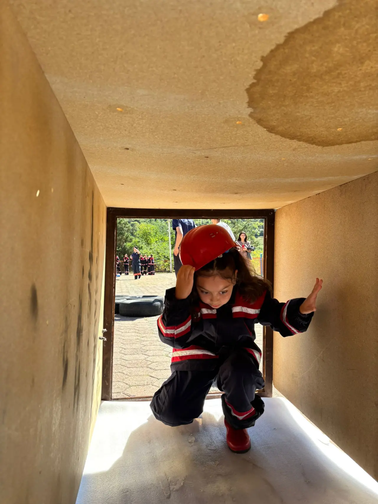 Minik öğrencilere itfaiyecilik eğitimi 1