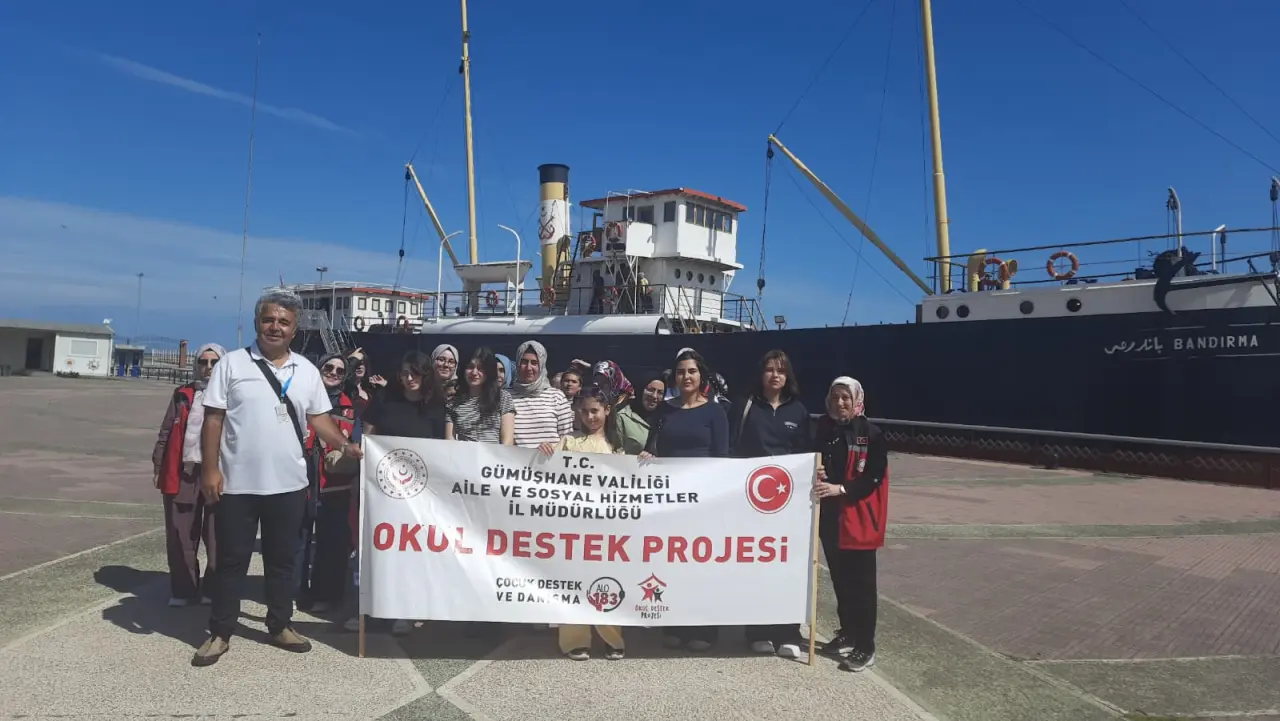 Gümüşhane'den Samsun'a kültürel gezi: Çocuklar milli mücadele tarihini öğrendi 4