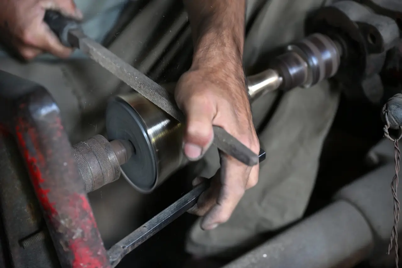 Kürtün'de hurda musluktan el emeğiyle üretilen ziller Avrupa’da çalıyor 19