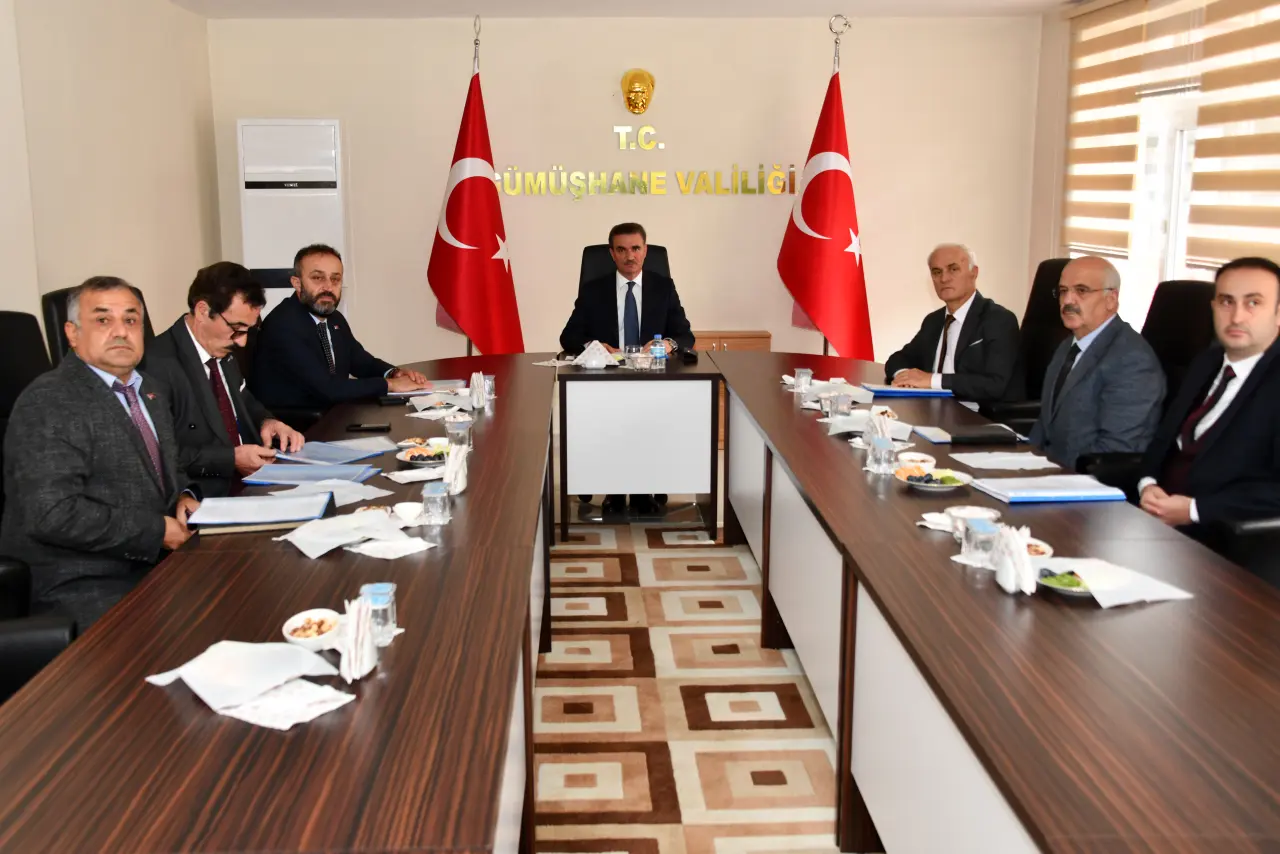 Gümüşhane’de “Kırsal Alanda Kamu Altyapı Yatırımları” ön hazırlık toplantısı yapıldı 1