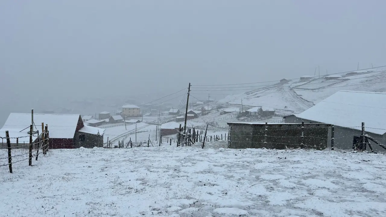 Gümüşhane’nin yüksek kesimleri kara teslim oldu 5