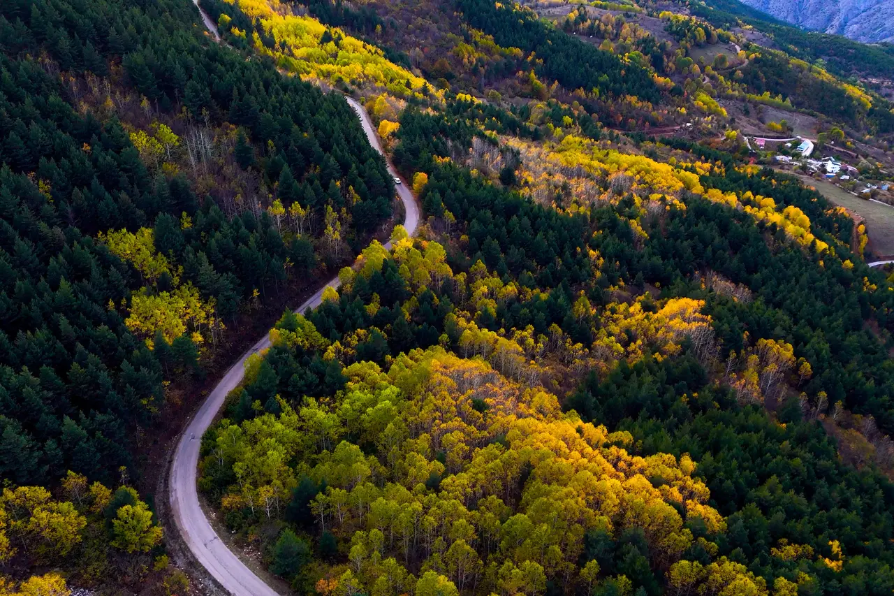 Gümüşhane'nin Alpleri aratmayan sonbahar güzelliği 18