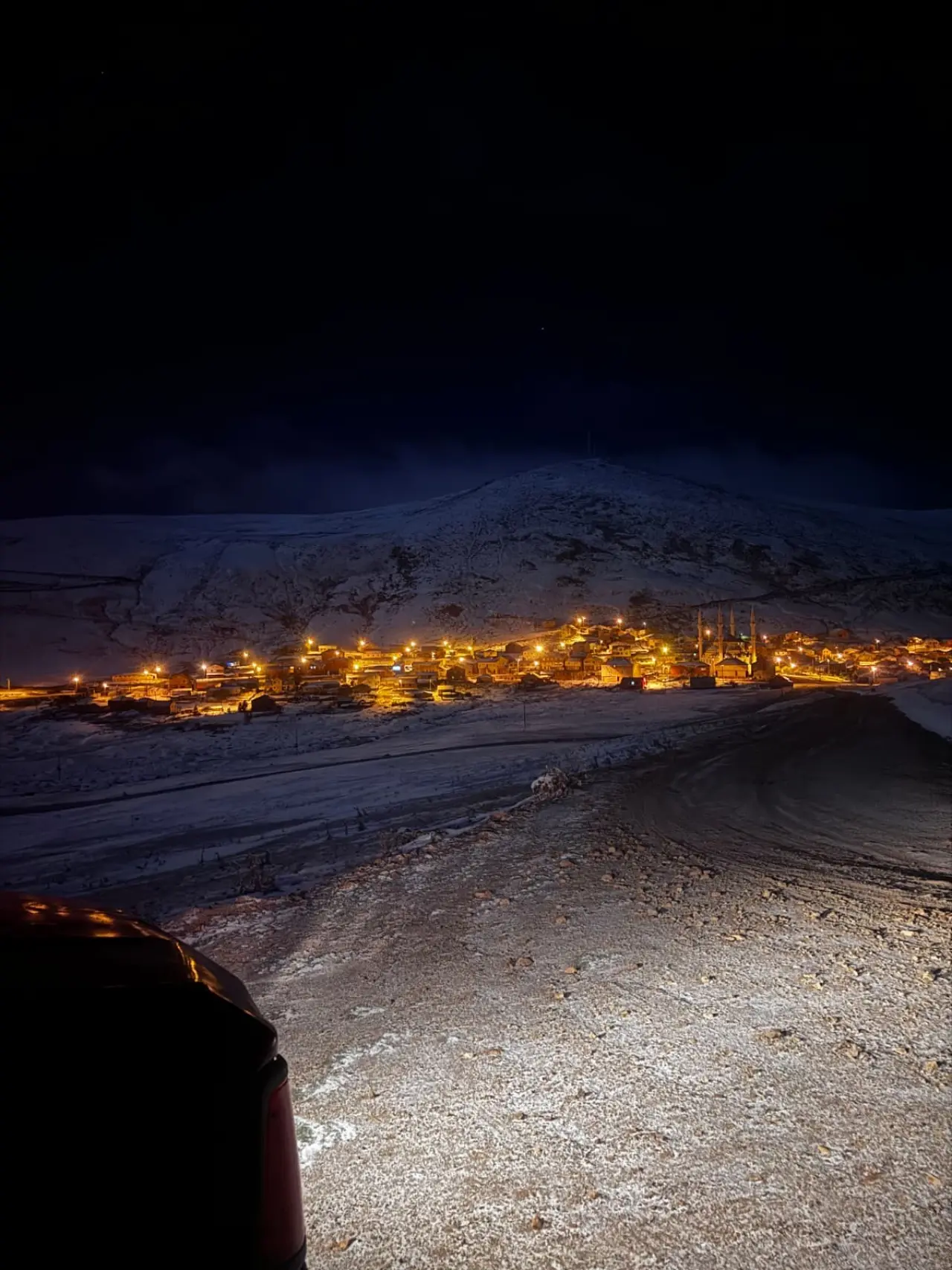 Kazıkbeli Yaylası beyaza büründü! Kış manzarası kartpostallık görüntülerle geldi 1