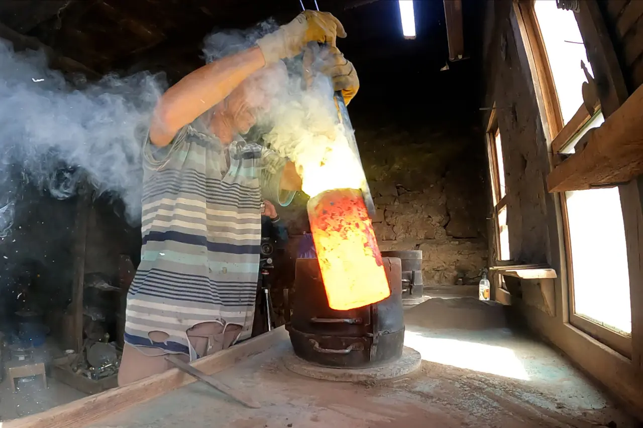 Kürtün'de hurda musluktan el emeğiyle üretilen ziller Avrupa’da çalıyor 23