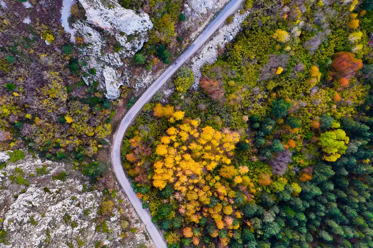 Gümüşhane'nin Alpleri aratmayan sonbahar güzelliği 20
