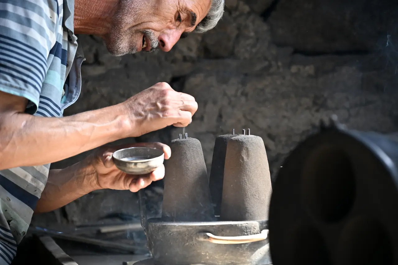 Kürtün'de hurda musluktan el emeğiyle üretilen ziller Avrupa’da çalıyor 10