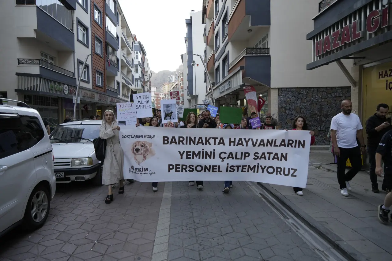 Gümüşhane’de Hayvanları Koruma Günü’nde anlamlı yürüyüş 9