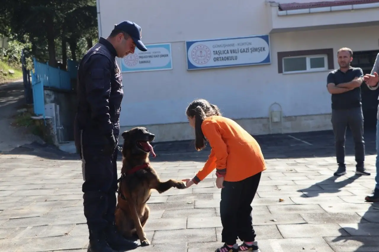 Kürtün’de öğrenciler uygulamalı trafik eğitimiyle bilinçlendi 7