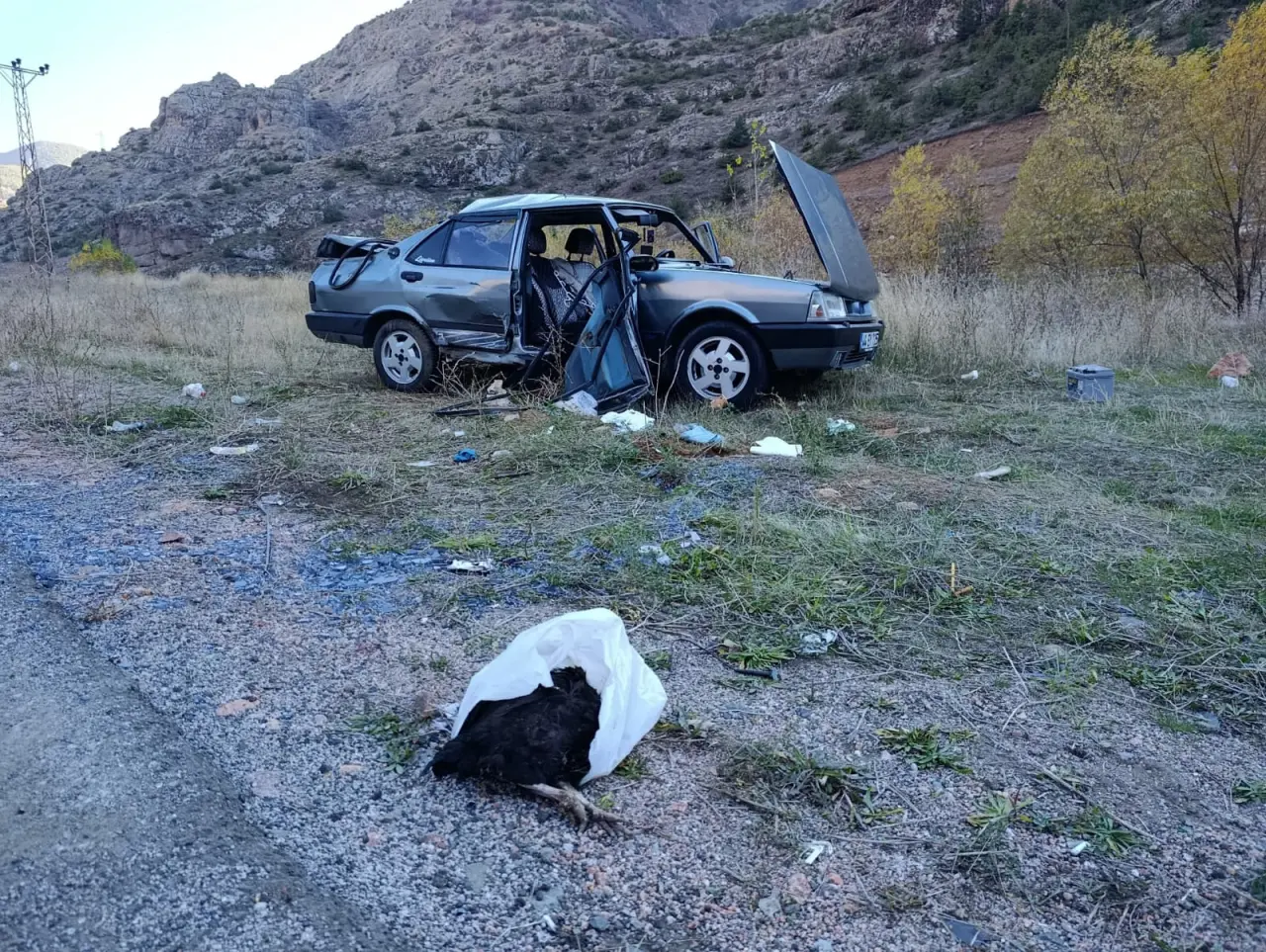 Gümüşhane-Trabzon yolunda korkutan kaza: 4 yaralı 5