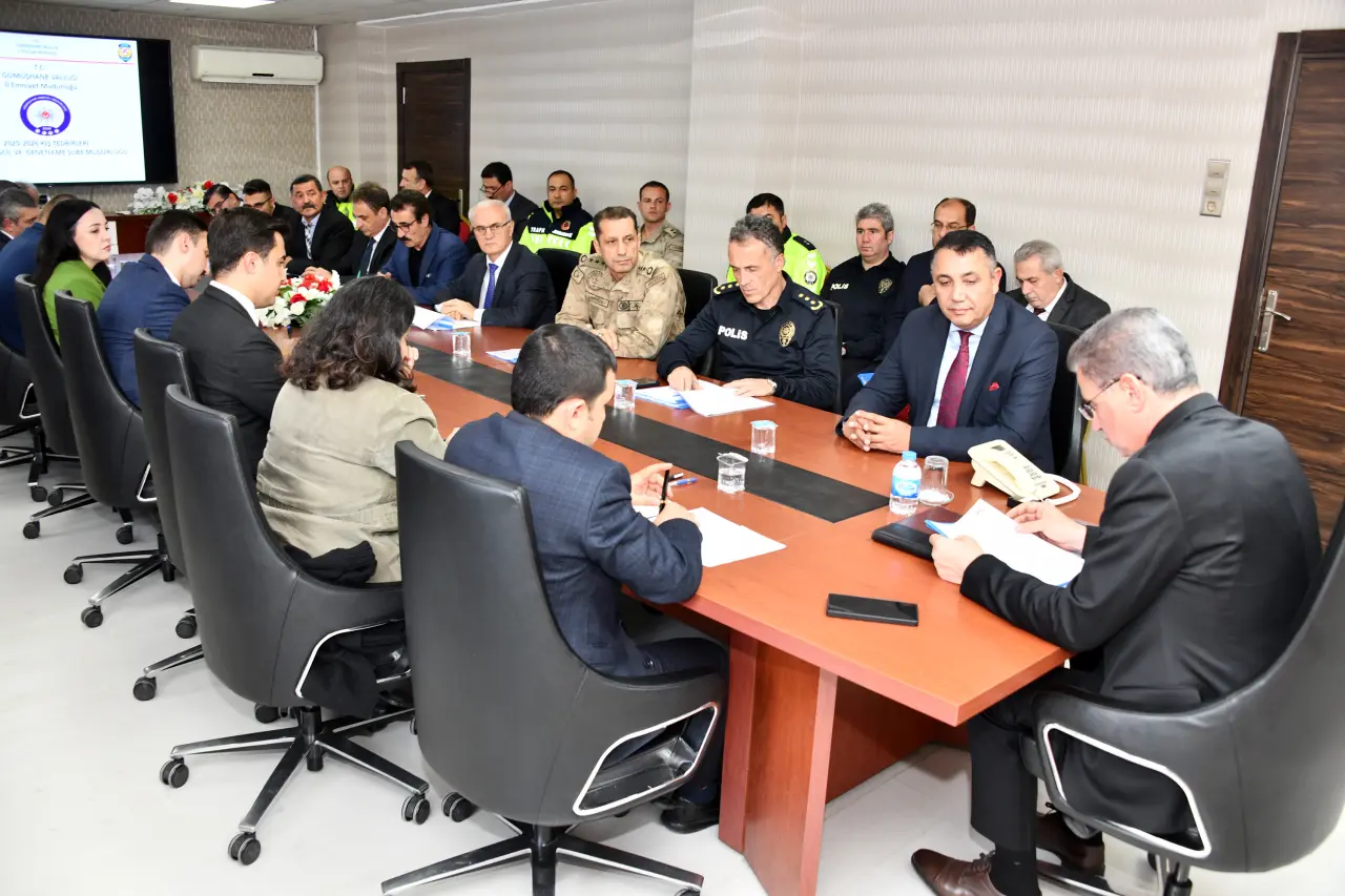 Gümüşhane'de ulaşımda kış tedbirleri görüşüldü 3