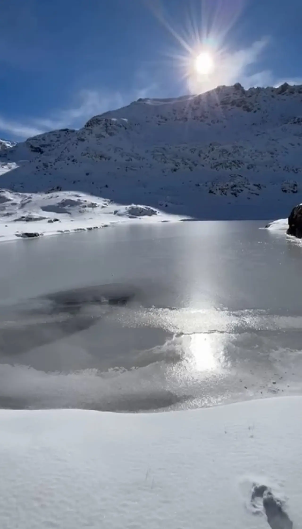 Artabel Gölleri Buz Tuttu, Ortaya Kartpostallık Görüntüler Çıktı 1