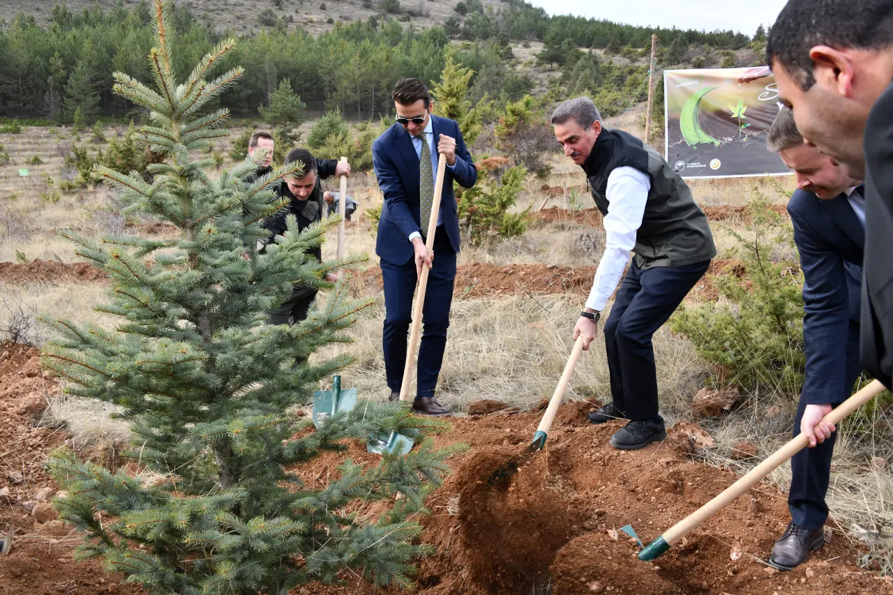 Gümüşhane'de “Yeşil Vatan Seferberliğinde” fidanlar toprakla buluştu 10