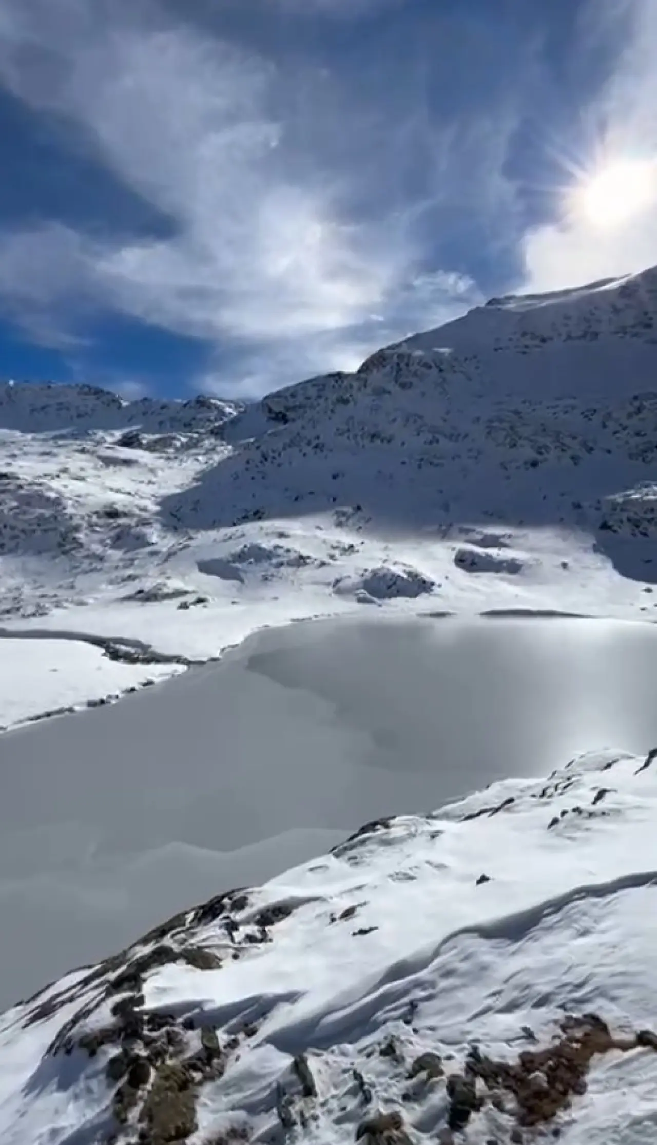 Artabel Gölleri Buz Tuttu, Ortaya Kartpostallık Görüntüler Çıktı 2