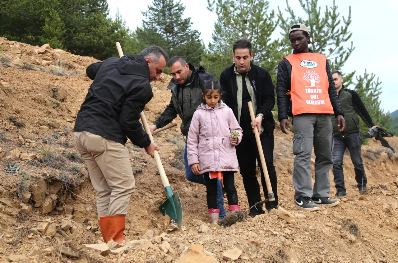 Üniversite'de yeşil seferberlik, binlerce fidanı toprakla buluşturuldu 9