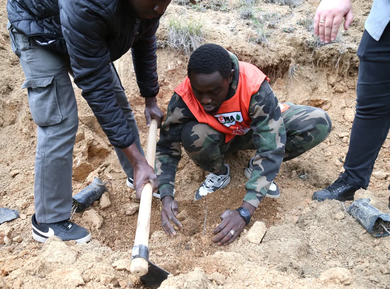Üniversite'de yeşil seferberlik, binlerce fidanı toprakla buluşturuldu 8