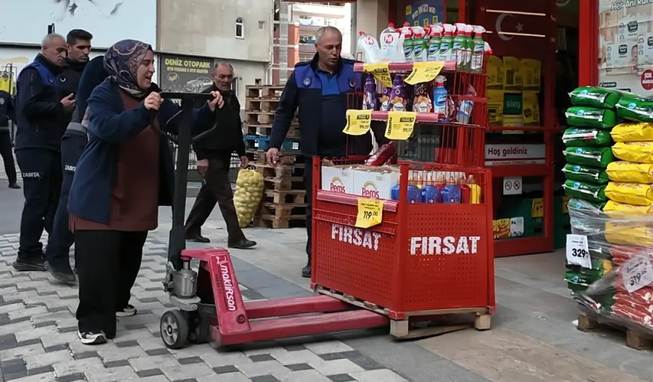 Gümüşhane'de kaldırım işgallerine 'Sıfır Tolerans' 1