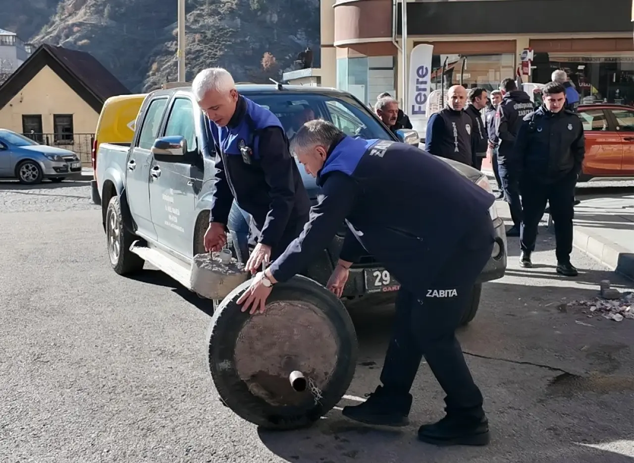 Gümüşhane'de kaldırım işgallerine 'Sıfır Tolerans' 3