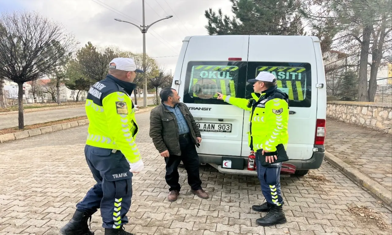 Okul Servislerine 'Kış' ve 'Güvenlik' denetimi 2
