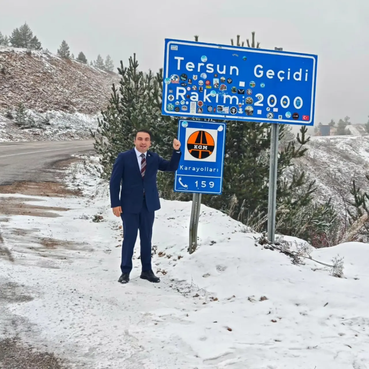 Gümüşhane’de zirveler beyaz gelinliğini giydi, termometreler eksi 6’yı gösterdi 1