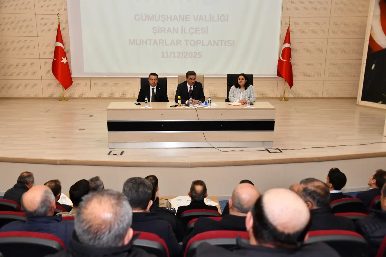 Vali Baruş'tan Şiran'da kritik uyarılar 10