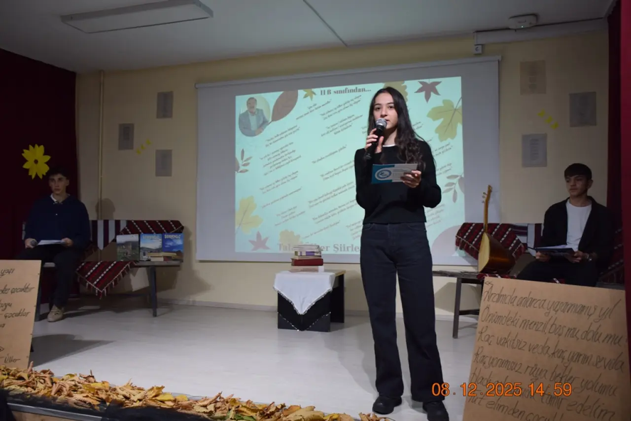 Mareşal Çakmak Sosyal Bilimler Lisesi’nde Kültür Şöleni: Şiirler Konuştu 5