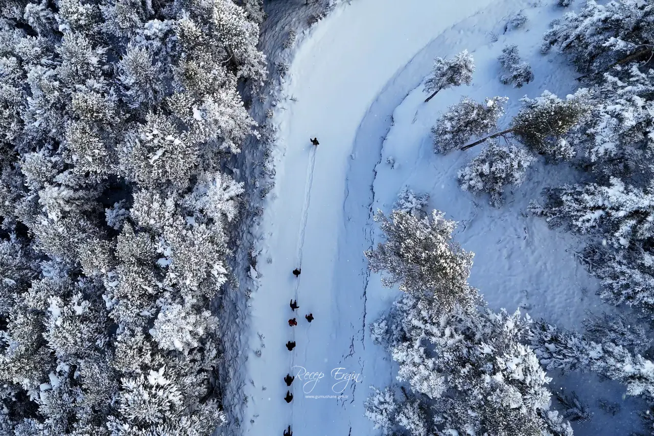Gümüşhane’de kış masalı: 2 bin metre yükseklikte muhteşem görüntüler 36