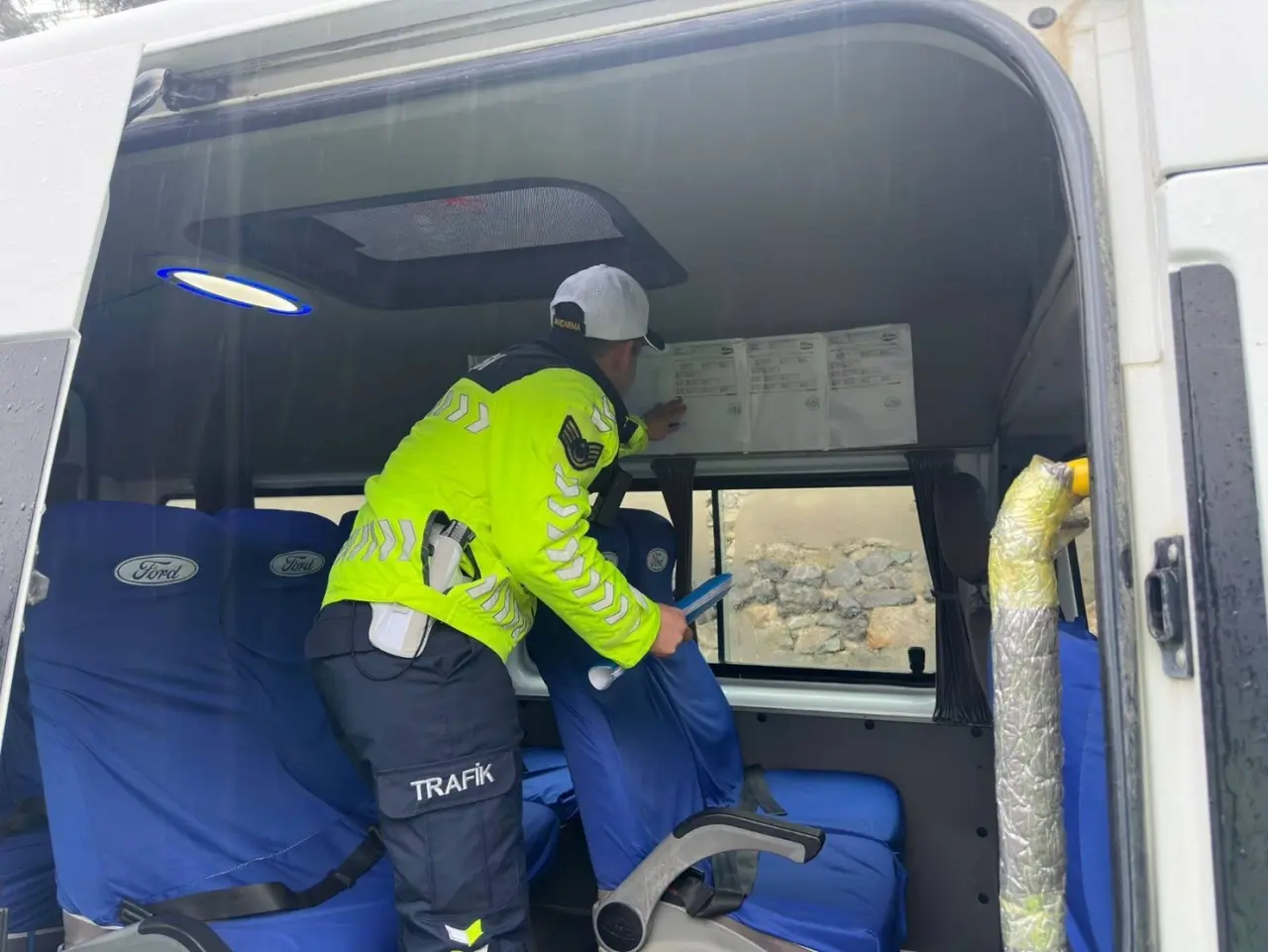 Okul Servislerine 'Kış' ve 'Güvenlik' denetimi 4