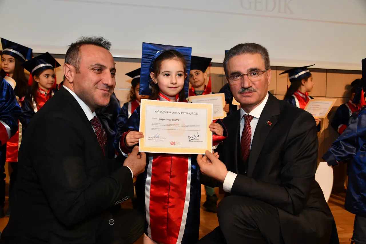 Gümüşhane'de Miniklerin Kep Atma Coşkusu: Geleceğin Bilim İnsanları Diplomalarını Aldı! 28