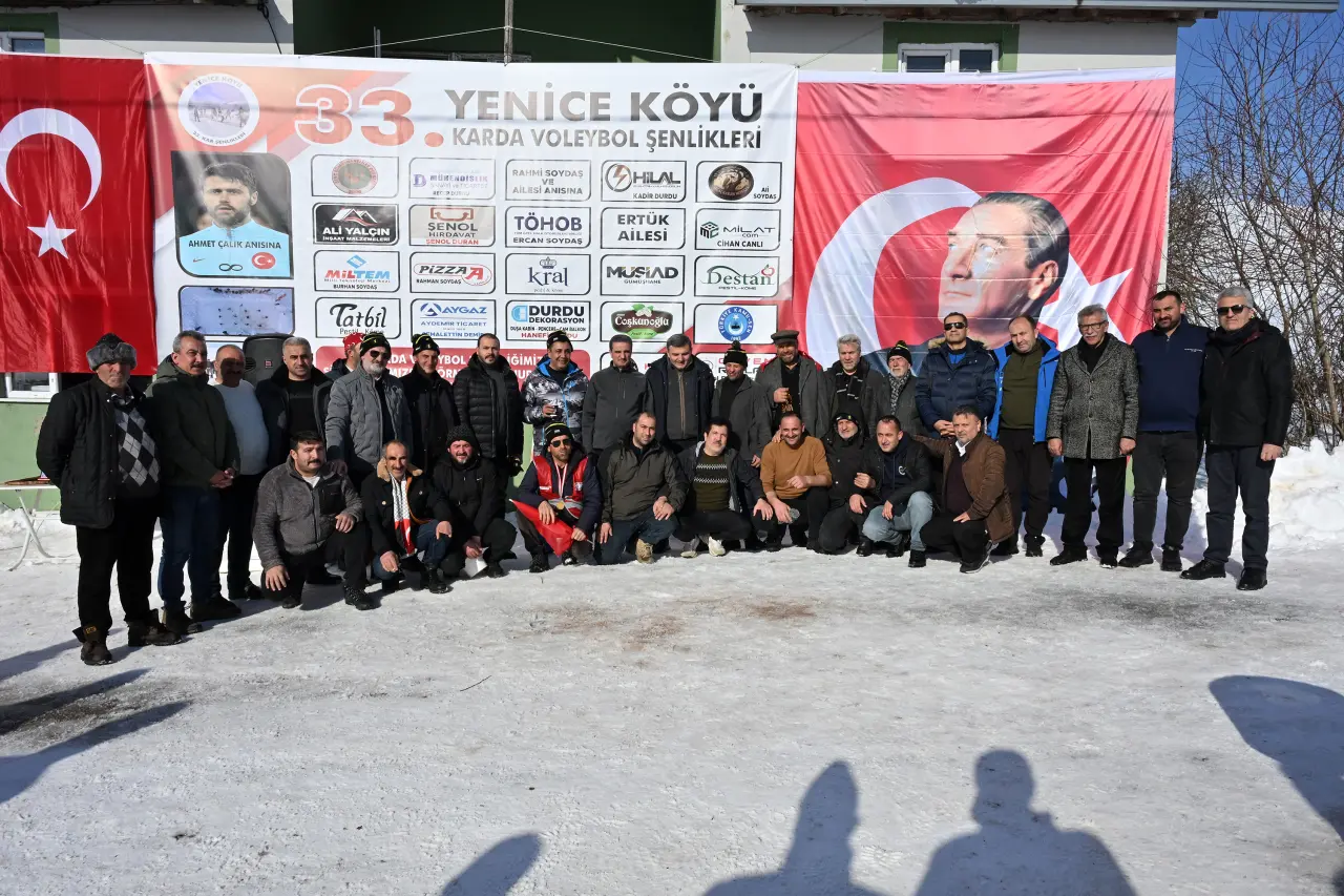 Gümüşhane’de 33. Kar Voleybolu Şenliği, Milli Futbolcu Ahmet Çalık Anısına Düzenlendi 22
