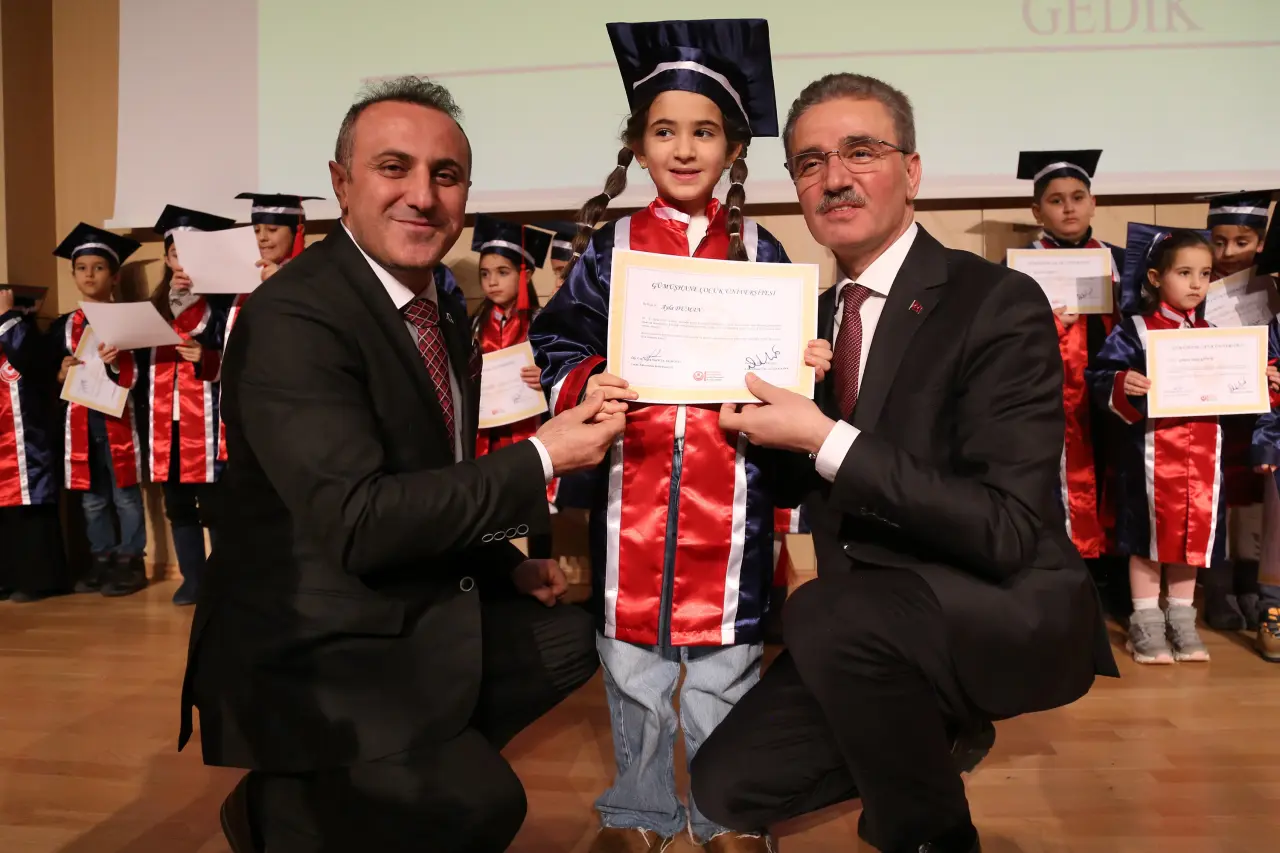 Gümüşhane'de Miniklerin Kep Atma Coşkusu: Geleceğin Bilim İnsanları Diplomalarını Aldı! 38