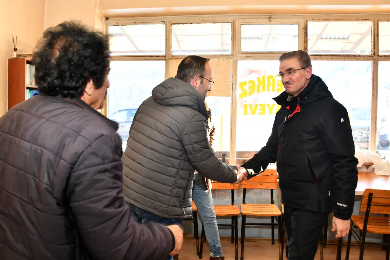 Vali Aydın Baruş kar mücadelesini 1800 metre rakımda inceledi 16