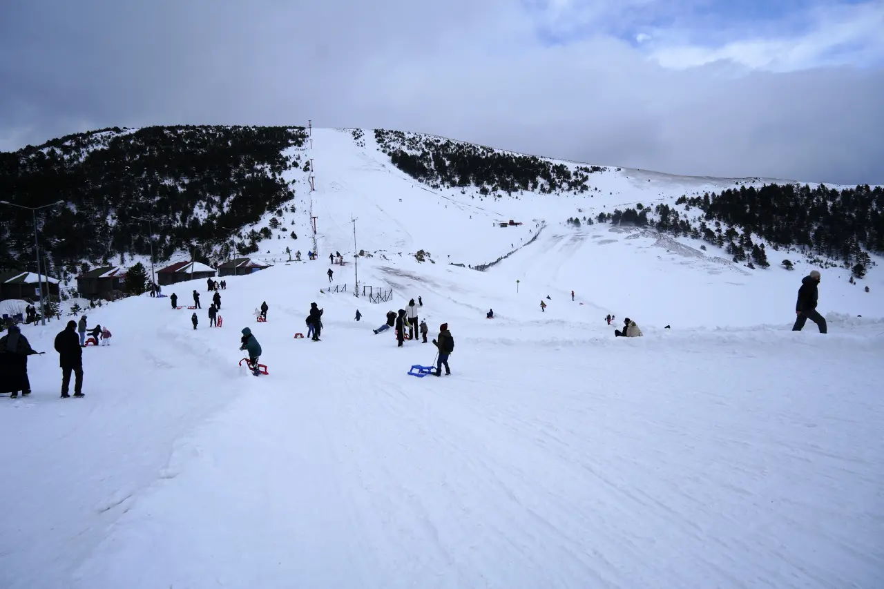 Zigana Dağı sömestr tatili boyunca 80 bin ziyaretçiyi ağırladı 7