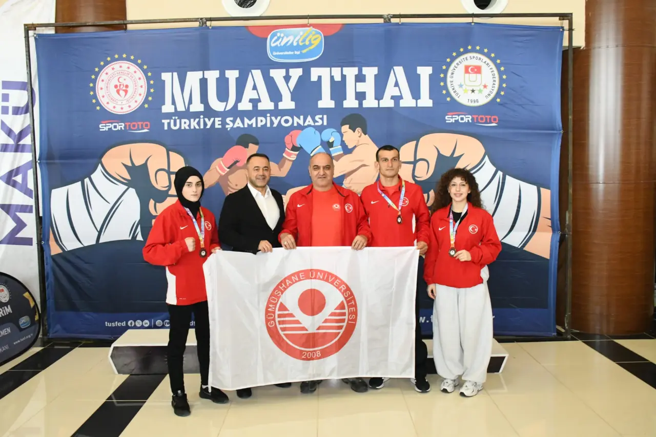 Gümüşhane Üniversitesi Muaythai Türkiye Şampiyonası’ndan Çifte Başarıyla Döndü 5